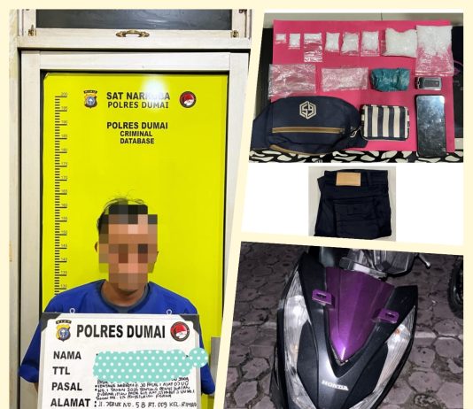 Perang Melawan Narkoba, Satres Narkoba Polres Dumai Kembali Bekuk Pelaku Narkoba