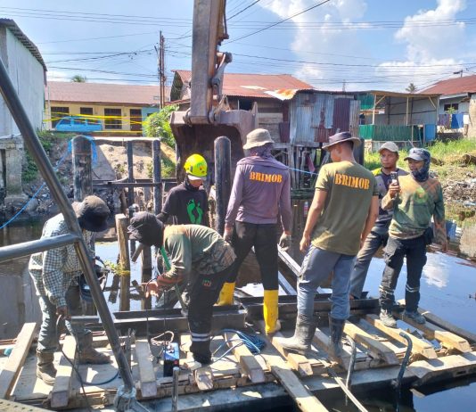Progres Jembatan Merah Putih Presisi Tahap II di Dumai Terus Dikebut, Kapolres Apresiasi Peran Segala Elemen