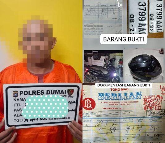 Sat Reskrim Polres Dumai Berhasil Bekuk Penjahat Jalanan Yang Meresahkan Warga
