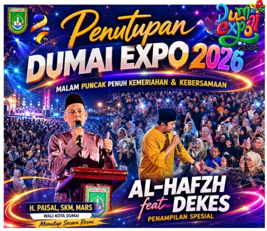 Karang Taruna Sukses Gelar Dumai Expo 2026 Tanpa APBD, Wali Kota Paisal Tutup Secara Resmi