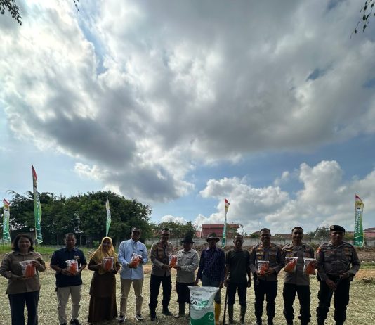 Polres Dumai Gelar Penanaman Jagung Serentak Dukung Ketahanan Pangan Nasional