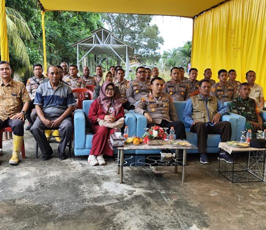 Kegiatan Zoom Panen Raya Jagung Pipil Serentak Kuartal II Polsek Dumai Timur Dukung Ketahanan Pangan Nasional