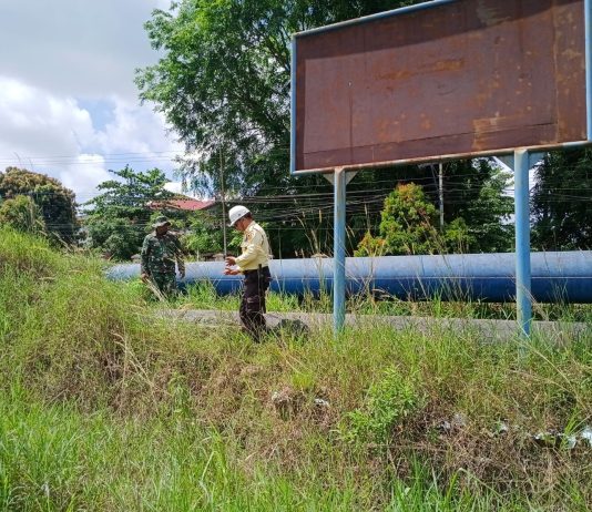 Koramil 01/Dumai dan Security Pertamina Hulu Rokan Gelar Patroli Terpadu Amankan Jalur Pipa Migas
