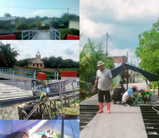 Progres Pembangunan Jembatan Merah Putih Presisi Tahap II Polres Dumai Minggu Ke II Mei 2026