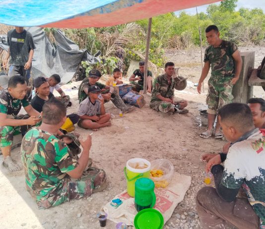 Pembangunan Jembatan Gantung Garuda di Sungai Sembilan Terus Berlanjut, TNI dan Warga Perkuat Gotong Royong