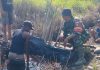 Koramil 03/Sungai Sembilan Bangun Dua Jembatan Armco untuk Tingkatkan Akses Transportasi Warga