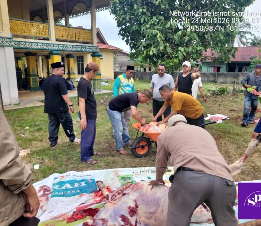LAMR Dumai bersama Perusahaan laksanakan Qurban, Ajak Perusahaan Terus Peduli di Tahun Mendatang