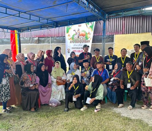 KBJR 4 Janjang Perdana Gelar Pemotongan Hewan Kurban di Sekretariat, Perkuat Persatuan Keluarga Jambak