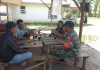Patroli Gabungan Koramil 02/Bukit Kapur dan Security Pertamina Hulu Rokan Perkuat Pengamanan Jalur Pipa Minyak di Dumai