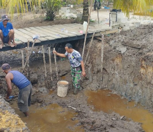 Kodim 0320/Dumai Genjot Pembangunan Dua Jembatan Armco di Lubuk Gaung, Perkuat Konektivitas Antarwilayah dan Dorong Pertumbuhan Ekonomi Masyarakat Sungai Sembilan