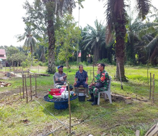 Babinsa Koramil 03/Sungai Sembilan Gencarkan Patroli Karhutla dan Komunikasi Sosial untuk Jaga Kondusivitas Wilayah