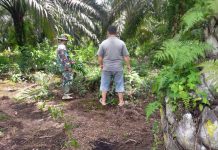 Cegah Karhutla Sejak Dini, Babinsa Bangsal Aceh Intensifkan Patroli Wilayah Rawan