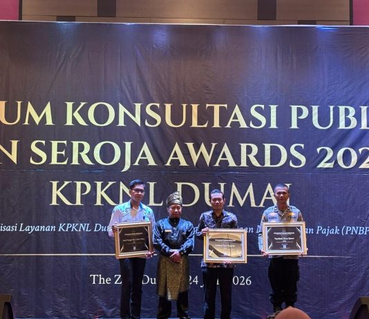 Polres Dumai Raih Penghargaan Terbaik III Pengelolaan BMN pada Seroja Awards KPKNL Dumai 2026