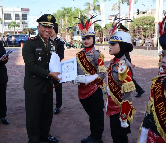 Dandim 0320/Dumai Hadiri Upacara Hari Bhayangkara ke-80, Tegaskan Sinergi TNI-Polri