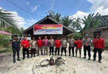 Kapolsek Sungai Sembilan Cek 9 Pos Satkamling dan Pos Terpadu Karhutla, Pastikan Kesiapsiagaan Masyarakat