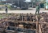 Tahap V Dimulai, Pembangunan Dua Jembatan Beton Kodim 0320/Dumai Terus Berprogres di Sungai Sembilan