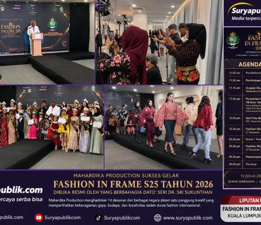 Mahardika Production Sukses Gelar Fashion In Frame S25 Tahun 2026, Dibuka Resmi oleh Yang Berbahagia Dato’ Seri Dr. Sri Sukunthan