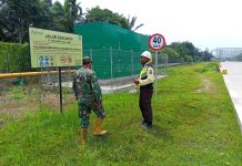 Babinsa Koramil 03/Sungai Sembilan Tingkatkan Pengawasan Objek Vital PT PGN dan PT SDO