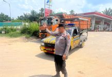 Polsek Bukit Kapur Cek Ketersediaan dan Harga BBM di Tiga SPBU, Pastikan Pelayanan Berjalan Lancar