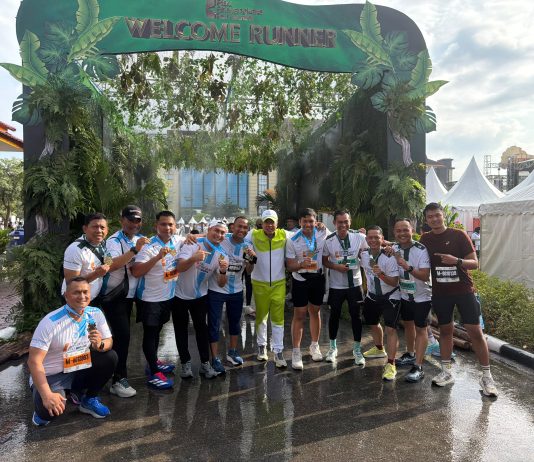 Kapolres Dumai Bersama PJU Ikuti Riau Bhayangkara Run 2026, 130 Personel Polres Dumai Dikirim Perbantuan Pengamanan ke Polda Riau