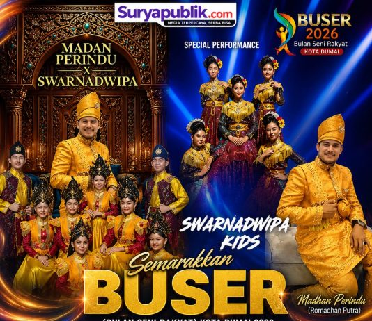 Swarnadwipa Production dan Madhan Perindu Semarakkan BUSER Kota Dumai dengan Tari dan Lagu Melayu