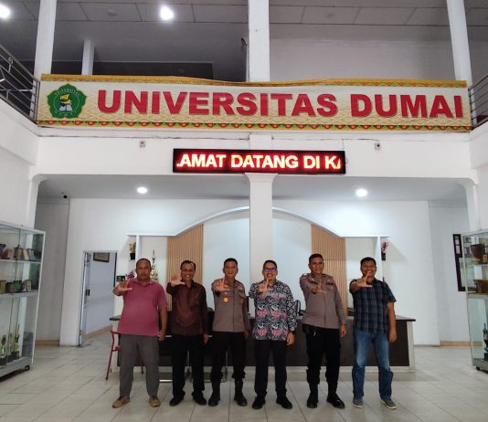 Kapolsek Dumai Timur Jalin Silaturahmi dengan Universitas Dumai, Perkuat Sinergi Jaga Kamtibmas