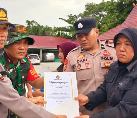 AIPDA Rahmad Dany Bersama Tim Pengamanan Terima Penghargaan atas Respons Cepat Tangani Laporan Masyarakat