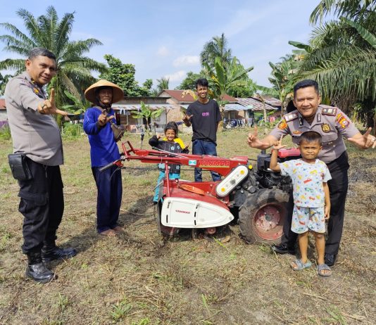 Kapolsek Dumai Timur AKP Rhino Handoyo Pimpin Persiapan Lahan 2 Hektare untuk Penanaman Jagung Dukung Ketahanan Pangan Nasional
