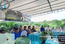 Babinsa Guntung Serma Amrijon Hadiri Penanaman Bibit Durian Duri Hitam, Dukung Ketahanan Pangan di Medang Kampai