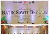 Launching Batik Sawit Bedelau di Pekanbaru, Kolaborasi Koperasi Mahligai Mayang Riau dan PT Apical Angkat Wastra Berbasis Sawit