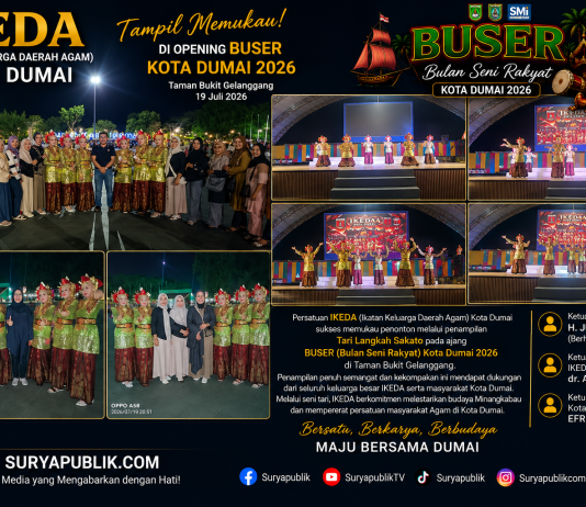 IKEDA Kota Dumai Tampilkan Tari Langkah Sakato, Semarakkan Bulan Seni Rakyat 2026
