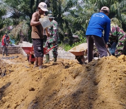 Pembangunan Jembatan Beton Tahap V di Lubuk Gaung Capai Tahap Pengecatan