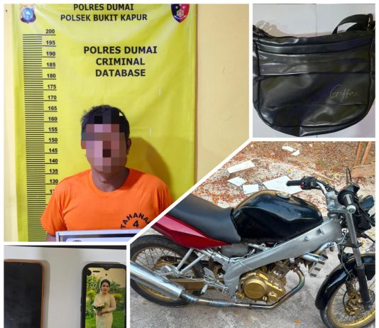 Polsek Bukit Kapur Ungkap Kasus Pencurian dengan Pemberatan, Pelaku Berhasil Diamankan Usai Tertangkap Tangan
