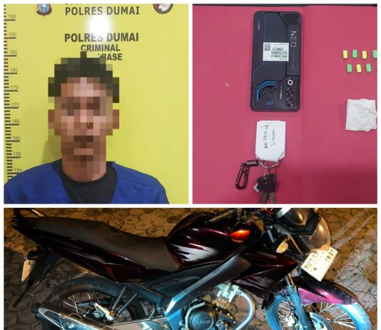 Sat Resnarkoba Polres Dumai Gagalkan Peredaran Pil Ekstasi di Taman Bukit Gelanggang, Seorang Pria Diamankan