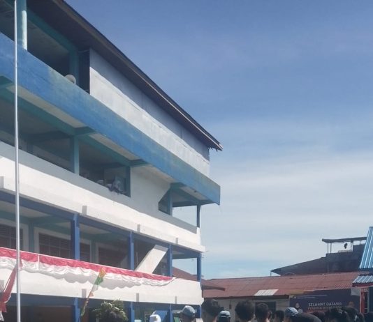 Serda Marwis Gembleng Paskibraka SMK Erna Dumai, Siapkan Pengibar Bendera HUT RI ke-81