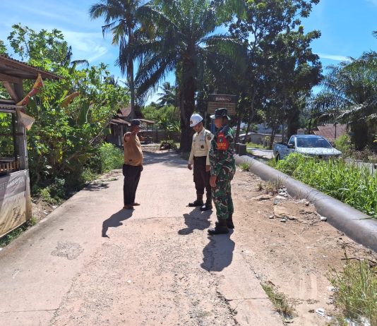 Perkuat Keamanan Jalur Pipa, Koramil 01/Dumai Bersama Security PHR Gelar Patroli dan Sosialisasi