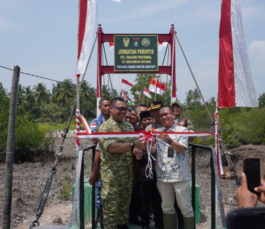 Jembatan Garuda dan Ribuan Titik Air Bersih Diresmikan Serentak, Dumai Ikut Launching Program Nasional 2026