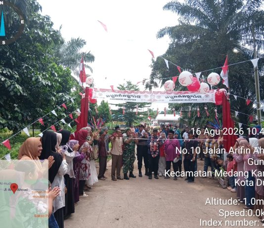 Sambut HUT ke-81 RI, Penilaian Lingkungan RT di Kelurahan Guntung Perkuat Semangat Gotong Royong