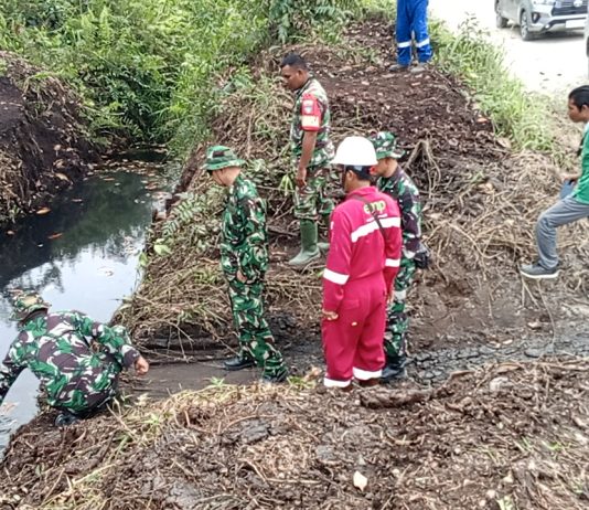 Tim Mabes TNI Tinjau Embung, Kanal dan Posko Siaga Karhutla di Merbau