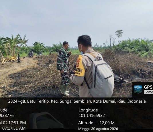 Babinsa Batu Teritip Gencarkan Patroli dan Sosialisasi Cegah Karhutla