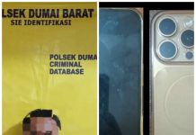Polsek Dumai Barat Ungkap Kasus Pencurian, Satu Unit iPhone 16 Pro Berhasil Diamankan