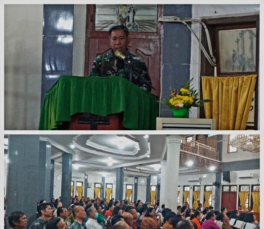 Cegah Karhutla, Mabes TNI Edukasi Jamaah Gereja di Kota Dumai