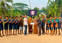 PT STA Serahkan Bantuan Seragam Voli untuk Ikatan Pemuda-Pemudi RT 09 Tanjung Penyembal