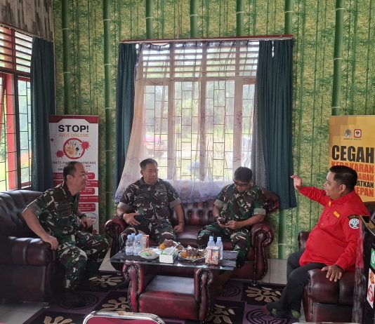 Tim Penyuluh Mabes TNI Gelar Audiensi Pencegahan Karhutla Bersama Manggala Agni Kota Dumai