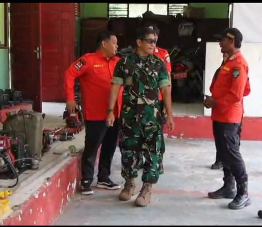 Tim Penyuluh Mabes TNI Gelar Audiensi Pencegahan Karhutla Bersama Manggala Agni Dumai