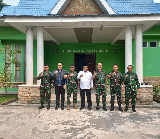 Tim Penyuluh Mabes TNI Bertemu Wakil Wali Kota Dumai, Perkuat Penanganan Karhutla