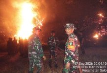 Kodam XIX/Tuanku Tambusai Kerahkan Kodim 0313/Kampar, Yonif 132/BS dan Yonif TP 898, Karhutla di Kampar Berhasil Dikendalikan