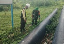 Koramil 01/Dumai Bersama Security Pertamina Hulu Rokan Perkuat Patroli dan Sosialisasi Keamanan Jalur Pipa Minyak
