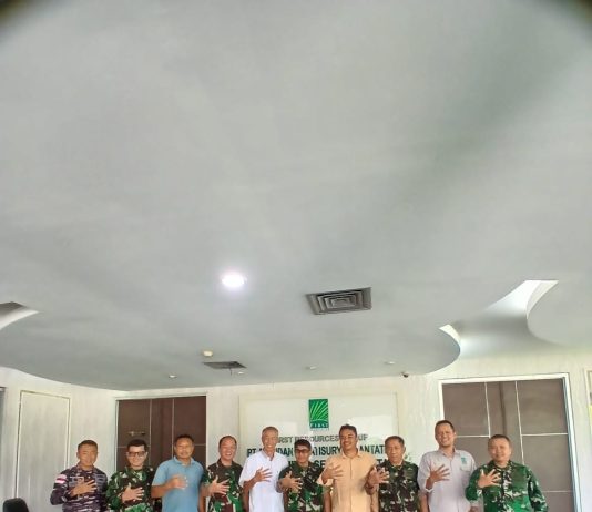 Tim Penyuluh Karhutla Mabes TNI Audiensi ke PT Maridan Dumai, Bahas Pencegahan dan Penanggulangan Karhutla