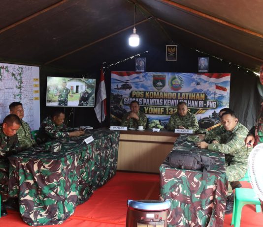 Kasdam XIX/Tuanku Tambusai Tinjau Kesiapan Latihan Pratugas Yonif 132/BS di Kampar